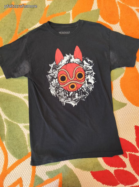 Studio Ghibli Princess Mononoke Men's Unisex Graphic Tee Medium