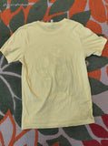 Bella_Canvas Men's Unisex Yellow Rainbow Kitty Cat Graphic Tee Medium, Like New