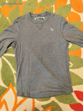 Abercrombie & Fitch Men's Muscle Gray Pullover Sweatshirt Medium