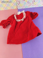 Vintage Raggedy Ann Set/Plush Dolls w/Dresses, Apron, Heart-Shaped Zippered Carry Case