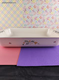 Vintage Pfaltzgraff Meadow Lane Butterfly Casserole Baking Dish, Like New