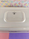 Vintage Pfaltzgraff Meadow Lane Butterfly Casserole Baking Dish, Like New