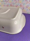 Vintage Pfaltzgraff Meadow Lane Butterfly Casserole Baking Dish, Like New