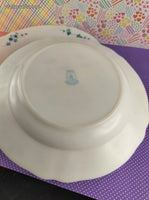 Vintage Veronica Forget Me Not Floral Arcopal French Soup Bowl 9" Set/2, Nice & Clean