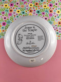 Vintage 1992 Precious Moments Bible Story Plate Collection "Jesus in the Temple"