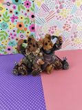 Vintage 1999 Boyds Bears & Friends "Alexandra and Belle...Telephone Tied" Figurine