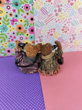 Vintage 1999 Boyds Bears & Friends "Alexandra and Belle...Telephone Tied" Figurine