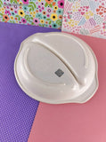 MoshiMoro Sanrio Melamine Children's Yellow Divided Plate, Clean
