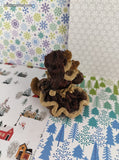 Vintage 1994 Boyds Bears & Friends "Kringle and Bailey with List" Christmas Wintery Figurine