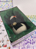 Vintage Let it Snow Snowman Figurine 5.5" Like New, Open Box