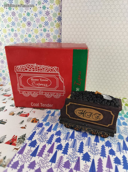 Vintage 1998 Edition Coal Tender Home Towne JCPenney Decorative Train Car OPEN BOX