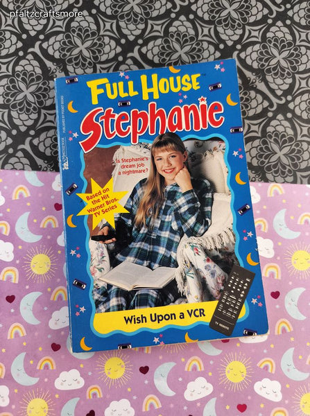 Vintage 1996 1st Printing Full House Stephanie: Wish Upon a VCR Softcover