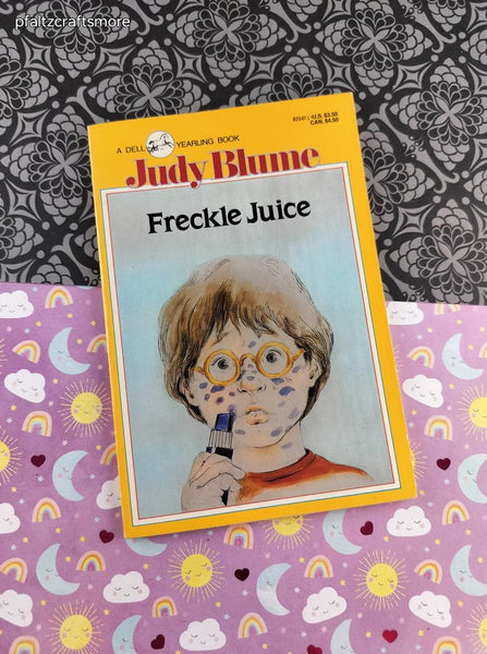 Vintage 1980's Freckle Juice by Judy Blume Dell Yearling Softcover