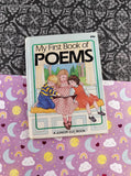 Vintage 1987 Junior Elf Books My First Book of Poems Hardcover