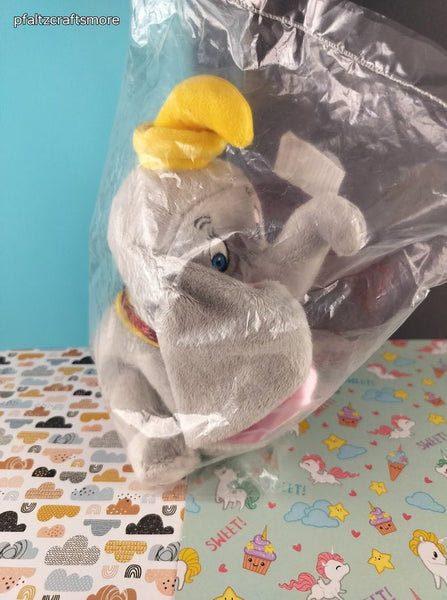 Walt Disney's Dumbo Super Soft 9" Plush Toy, New & Sealed