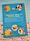 Vintage 1978 Fisher-Price Talk-to-Me Book No. 4 Walt Disney's Snow White's Birthday Party Spiral-Bound