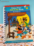 Vintage 1977 Fisher-Price Talk-to-Me Book No. 2 Walt Disney's Ghost Chasers Spiral-Bound