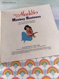 Vintage 1993 Disney's Aladdin Monkey Business Golden Books Softcover