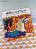 Vintage 1989/1992 Merry-Go-Round & A Cache of Jewels: A Book About Nouns Scholastic Softcovers, Set/2 Like New