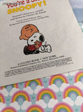 Vintage 1990 Golden Look-Look Book: You're a Star, Snoopy! Snoopy and Friends Softcover
