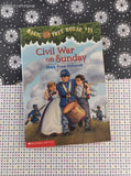Vintage 2000's Magic Tree House #21 Civil War on Sunday Softcover