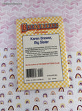 Vintage 1980's Baby-Sitters Little Sister #6, Karen's Little Sister Softcover, Like New