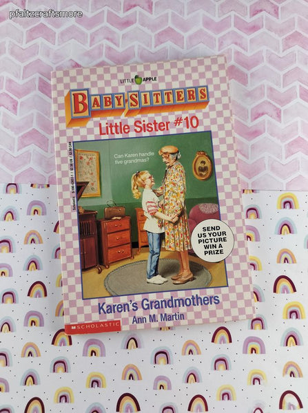Vintage 1990 1st Printing Baby-Sitters Little Sister #10, Karen's Grandmothers Softcover