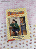 Vintage 1991 1st Printing Baby-Sitters Little Sister #14, Karen's New Year Softcover