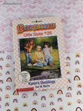 Vintage 1992 1st Printing Baby-Sitters Little Sister #26, Karen's Ducklings Softcover, Like New