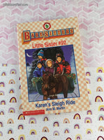 Vintage 1997 1st Printing Baby-Sitters Little Sister #92, Karen's Sleigh Ride Softcover