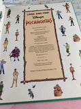 Vintage 1995 1st Printing Look & Find Disney's Pocahontas Oversized Hardcover