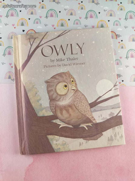 Vintage 1982 Weekly Reader Series Owly by Mike Thaler Hardcover, Like New