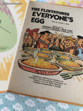 Rare HTF Vintage 1976 Wonder Book: The Flintstones Everyone's Egg Hardcover