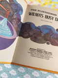 Rare HTF Vintage 1976 Wonder Book: The Flintstones Wilma's Busy Day Hardcover