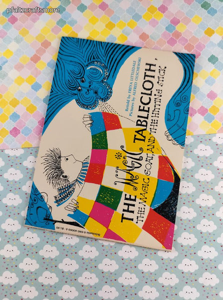 Vintage 1972 1st Printing The Magic Tablecloth, The Magic Goat, and the Hitting Stick Scholastic Softcover, Like New