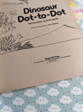 Vintage Watermill Press Dinosaur Dot-to-Dot Fun-to-Learn Activity Book Softcover
