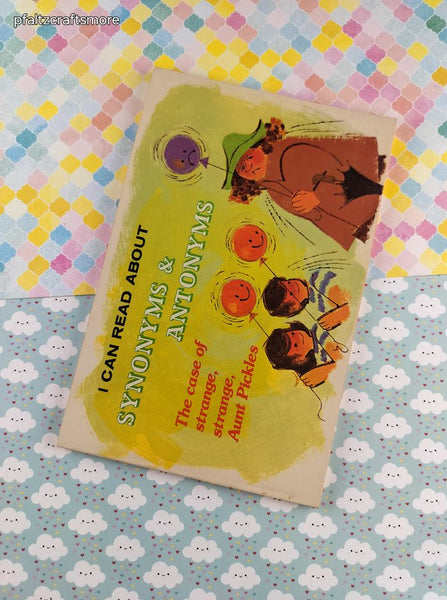 Vintage 1977 I Can Read About Synonyms & Antonyms, Troll Softcover Book