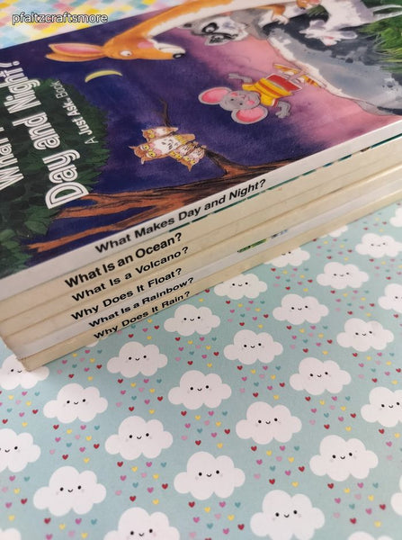 Vintage 1980's Just Ask Weekly Reader Hardcover Books Set/6
