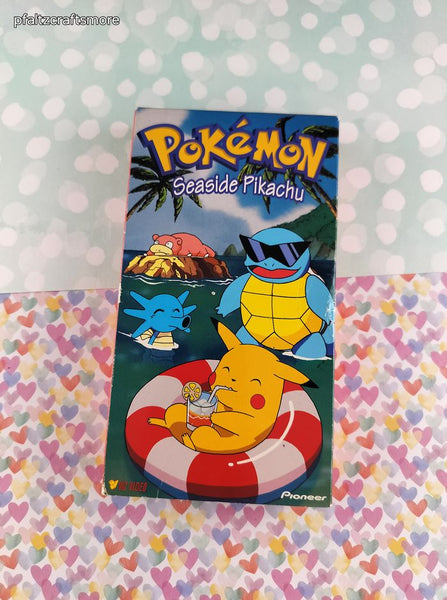 Vintage 1998 Viz Video Pokemon "Seaside Pikachu" VHS Tape