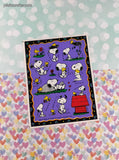 Vintage 1990's Hallmark Peanuts Snoopy Woodstock Full Sticker Sheet, Clean & Unused