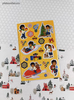 Vintage 2008 Christmas Go, Diego, Go! Full Sticker Sheet, Clean & Unused