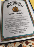 Vintage 1982 Arthur's Halloween by Marc Brown Hardcover