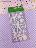 Vintage Sticko "Baseball" Binder Sticker Sheet, New, Unused / Unopened