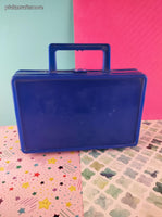 Vintage 1988 RAX Restaurants Uncle Al's Lunch Pal Plastic Bin w/Handle