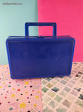 Vintage 1988 RAX Restaurants Uncle Al's Lunch Pal Plastic Bin w/Handle
