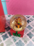 Vintage JCPenney Walt Disney's Pooh Tigger Christmas Tree Miniature Snow Globe OPEN BOX