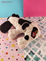 Vintage Tonka Pound Puppies Plush White/Brown, Nice & Clean