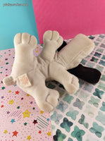 Vintage Tonka Pound Puppies Plush White/Brown, Nice & Clean