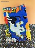 Vintage 1993 W.C. Designs Spooky Hollow Halloween Hand Towel/Handkerchief 18.5"