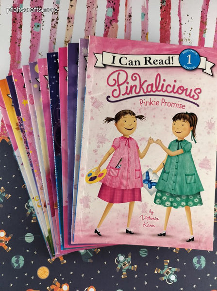 2010's I Can Read! Level One Pinkalicious Scholastic Softcovers Set/12